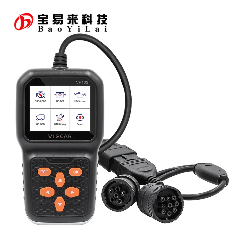 

Viec ar VP102 Code Reader Heavy Duty Truck Scanner