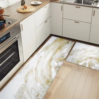 nordic abstract white marble long carpet for kitchen floor simple fashion bathroom rug anti slip door mat decoration area rug