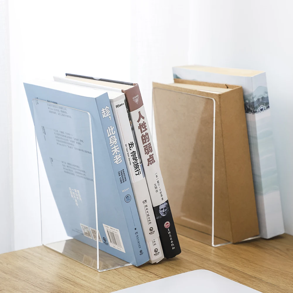 1 шт. акриловая прозрачная подставка для книг держатель документов органайзер |