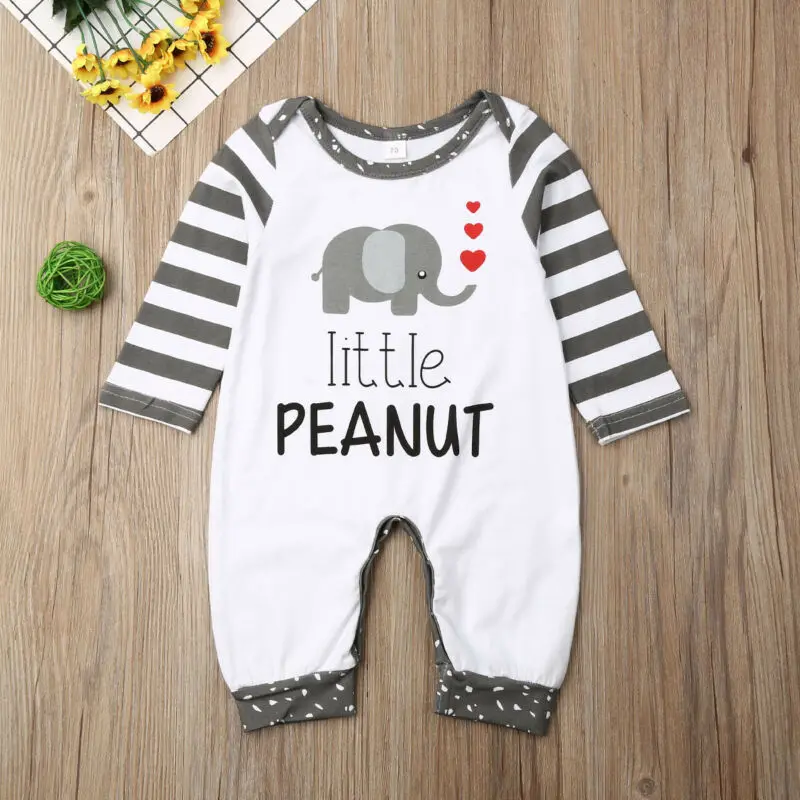 Одежда для новорожденных мальчиков и девочек детский хлопковый комбинезон