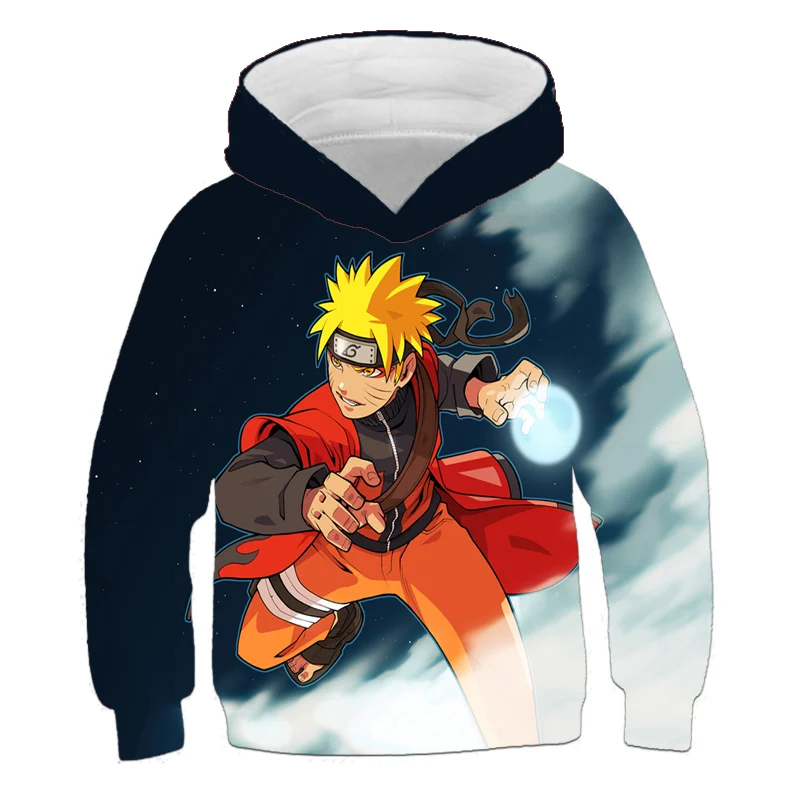 

Super Japanese Anime Hoodie Cartoon Sweatshirt Kids Pullover 3D Print Clothes Spring Autumn Coat Children Hooded Role Play