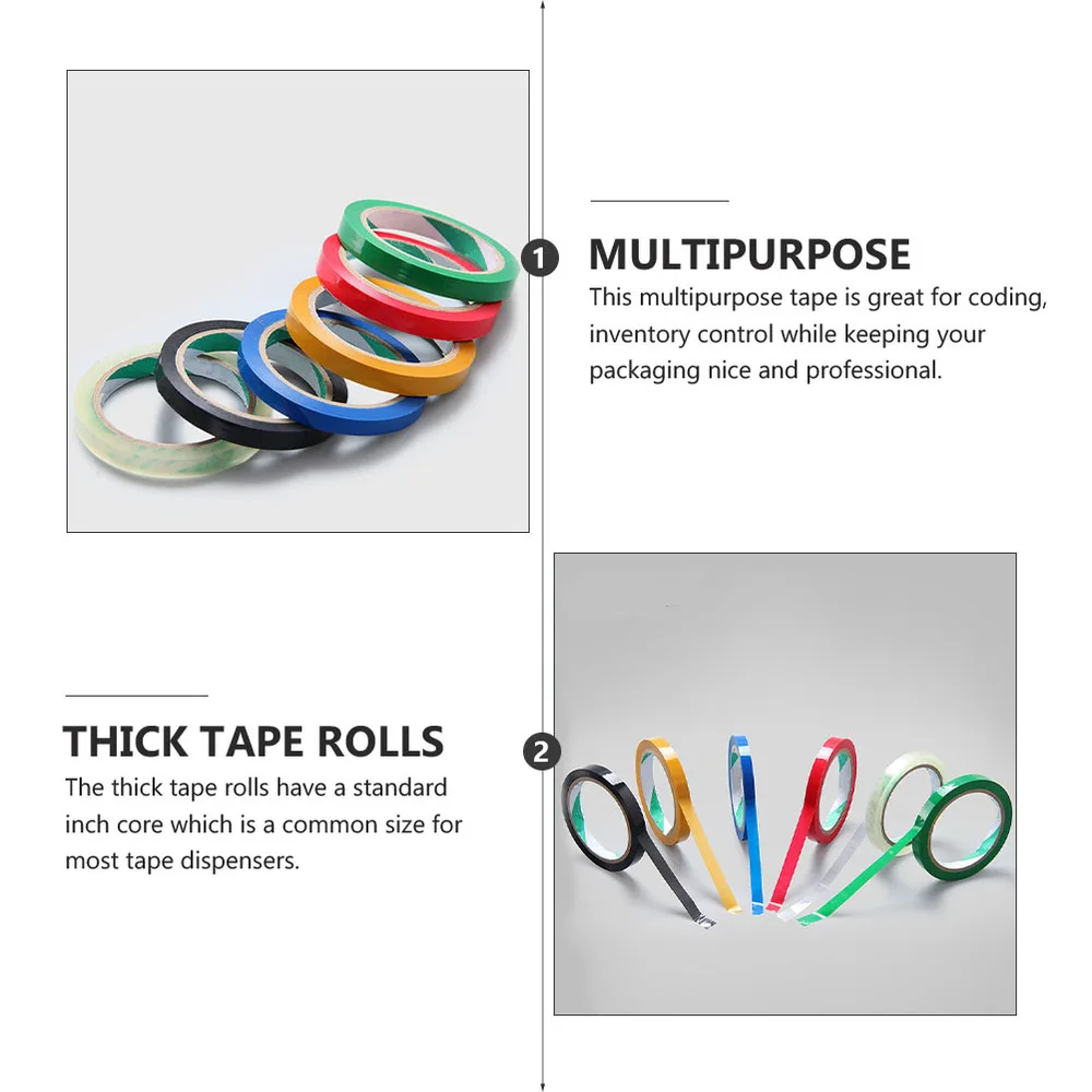 

18 Pcs Poly Bag Sealing Tape Clear Bag Sealing Tape Premium Sealing Tape 12mm