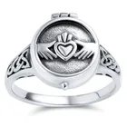 Обручальное кольцо унисекс в Ирландском стиле