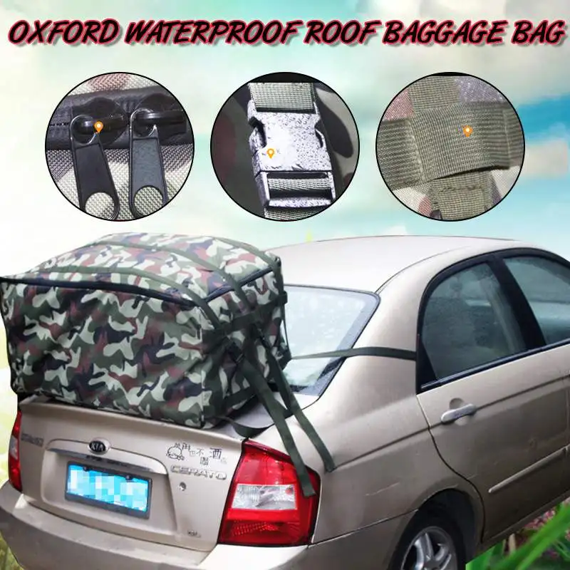 100X50X43 см, сумка на крышу автомобиля, Оксфорд, водонепроницаемая, на крышу, сумка, стойка для груза, сумка для багажа, стойка для хранения багажа, для путешествий в автомобиле