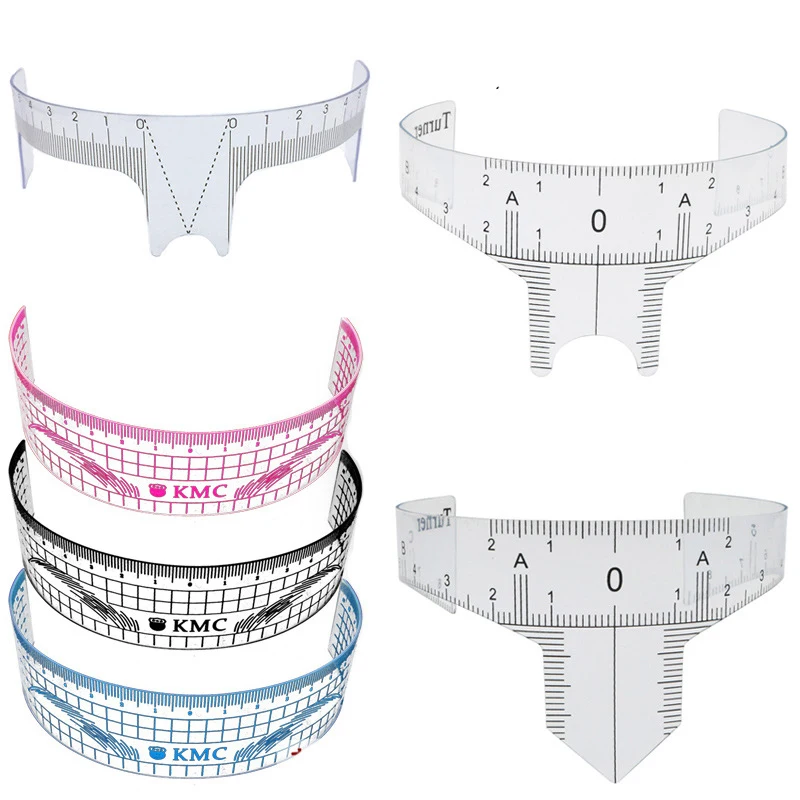 1 шт. 6 видов стилей бровей Линейки инструмент измеряет микро лезвия Перманентный