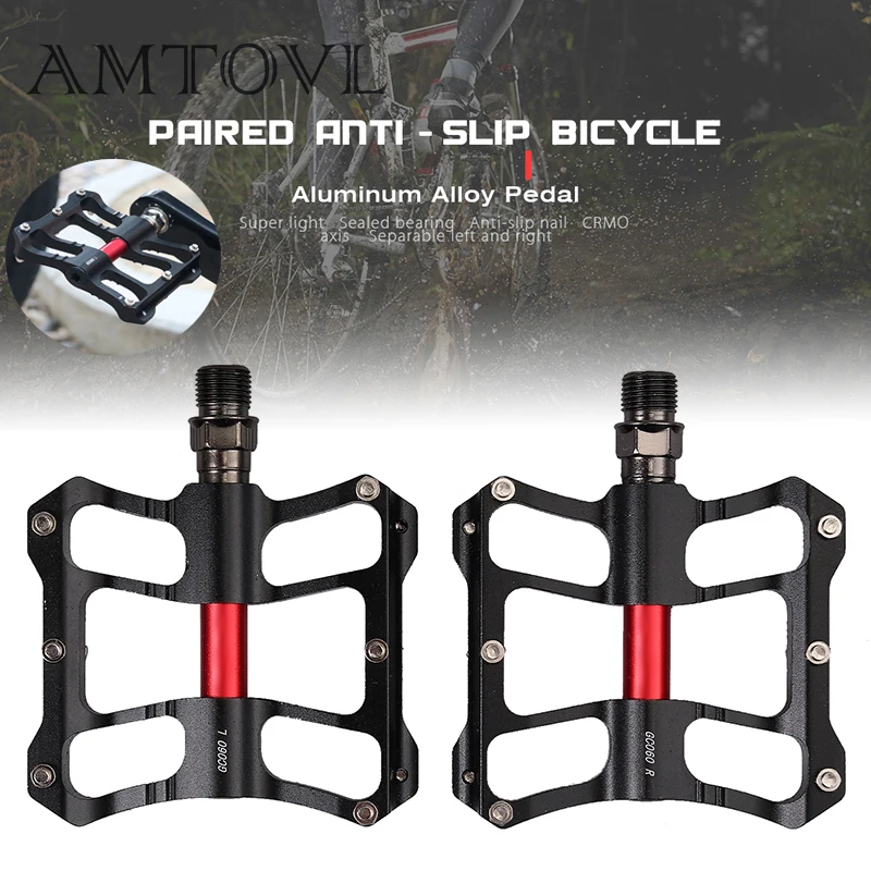 

AMTOVL сверхлегкие уплотнительные подшипники велосипедные педали велосипедные алюминиевый сплав Mtb Плоские Педали Платформа велосипедные за...