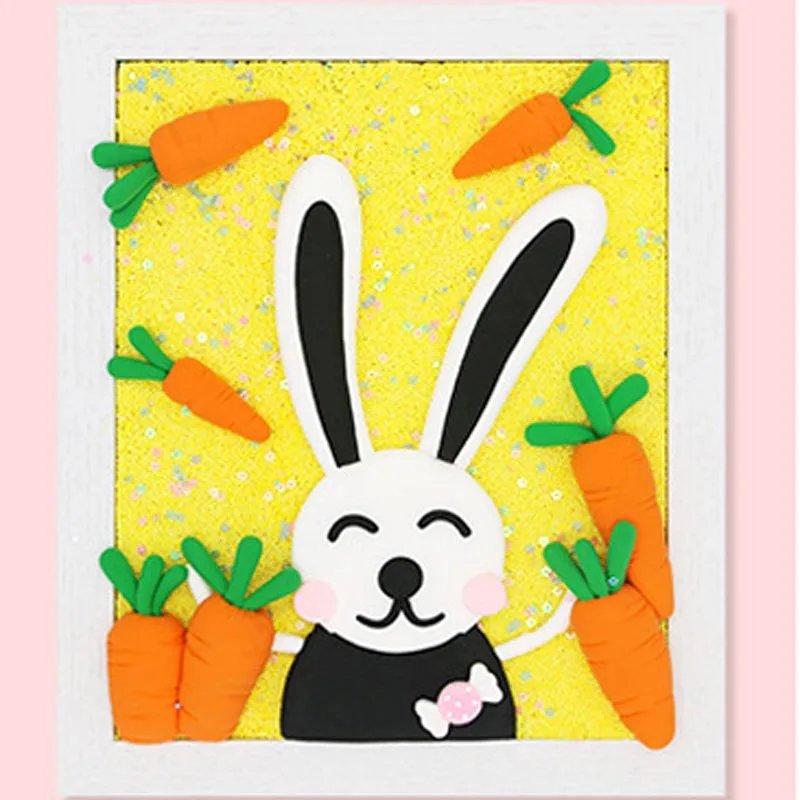 Craft Painting 15 Детские игрушки для девочек Материалы для творчества много Глины живопись DIY Детская Игрушка Искусство и ремесла для детских игрушек Детский сад Новинка - Цвет: Craft Painting 15