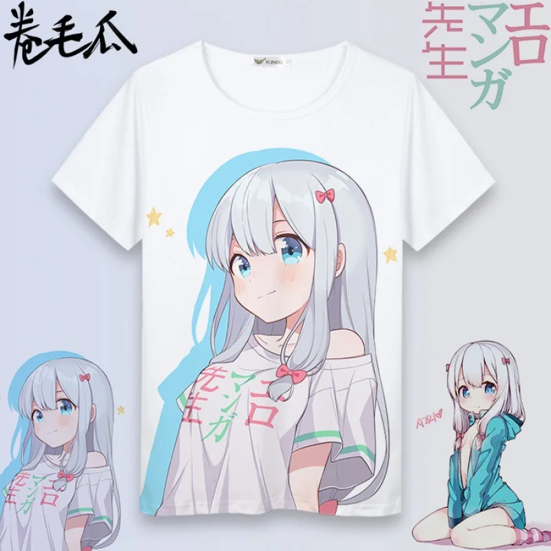 Унисекс аниме &quotEromanga Sensei&quot Izumi Sagiri мультяшный Забавный короткий костюм с