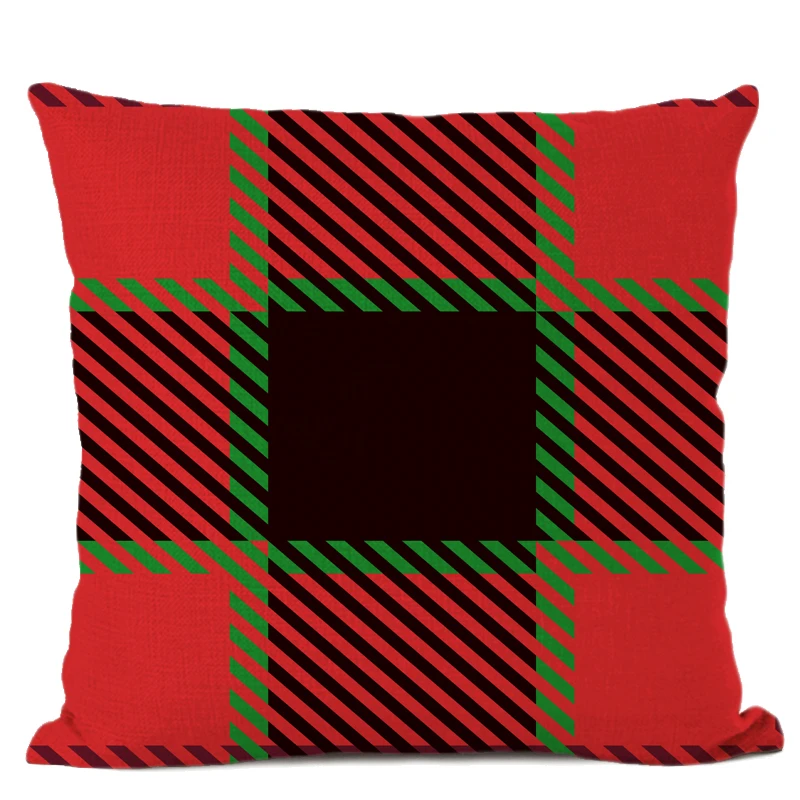 Контрастная и классическая наволочка в клетку для дивана прочная жесткая из