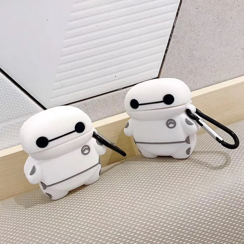 3D чехол для наушников Airpods Pro Чехол Силиконовый Ститч Кот Мультяшные наушники/Earpods