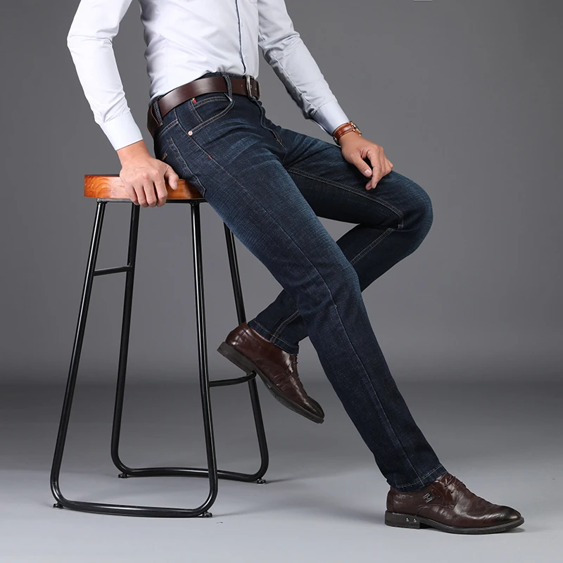 Брендовые высококачественные новые мужские Модные джинсы Sulee деловые