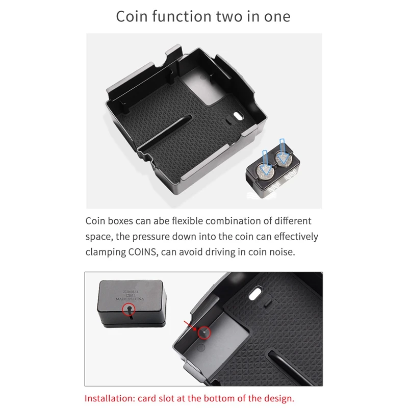 Автомобильный центральный подлокотник коробка для хранения JEEP Wrangler JL 2018-2020