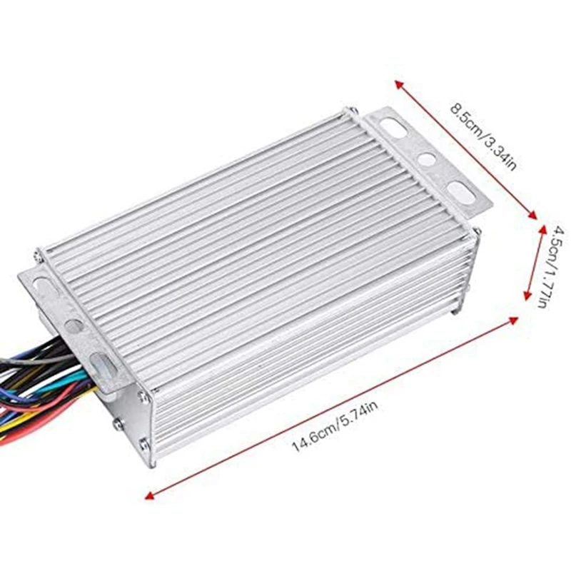 

Electric Bike Controller Box 24V/36V/48V Waterproof LCD Display Panel Ebike Scooter Brushless Speed Controller Kit