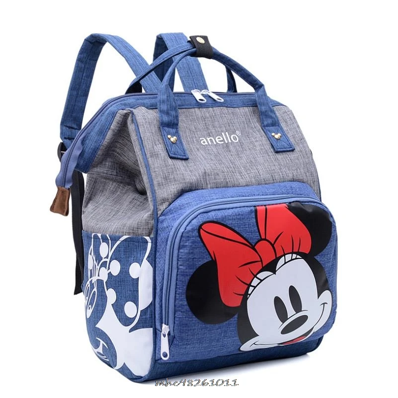 Disney Travel Diaper Bag Waterproof Stroller For Mom Baby Mummy Backpack Nappy Minnie Mickey Mouse Handbag | Багаж и сумки
