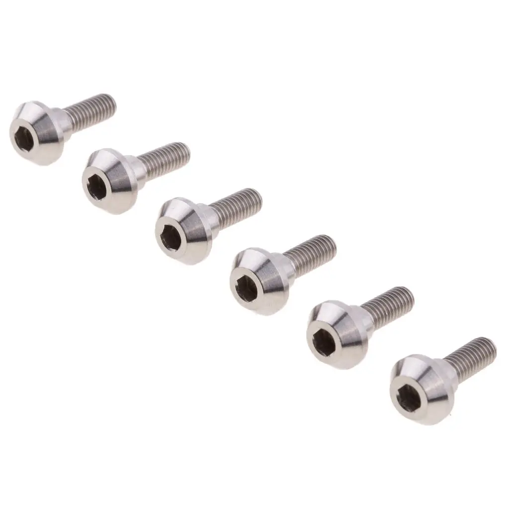 

6 Pcs M6 X 20mm Titanium Ti Disc Brake Rotor Bolts For Suzuki GSXR Yamaha R1 Upgrade Kit Save Weight & Never Rust