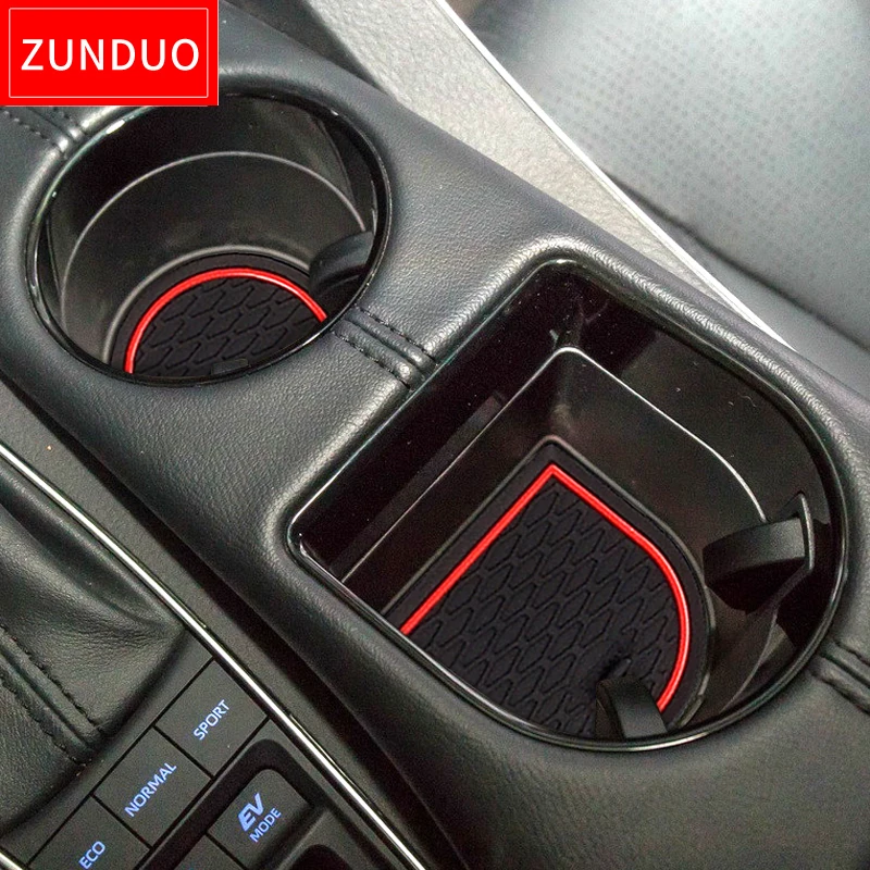 

ZUNDUO Gate Slot Cup Pad for Toyota AVALON 2018 - 2019 Accessories Anti-Slip Mat Interior Door Pad Cup Holders Non-Slip Mats