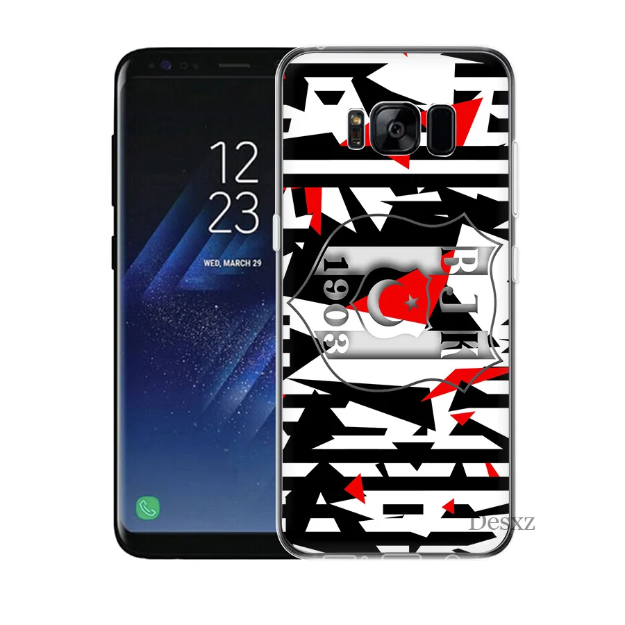 Телефон Бешикташ BJK логотип для samsung S8 S9 S10E S10 плюс S3 S4 S5 S6 S7 Edge Note 8 9 M10 M20 M30 крышка