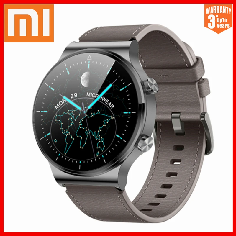 

Смарт-часы Xiaomi мужские с Bluetooth, сенсорным экраном и Пульсометром