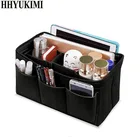 Женский органайзер для макияжа, сумка из войлочной ткани с вкладышами для сумок, многофункциональные косметички, сумка для макияжа, подходит для скоростного Neverfull