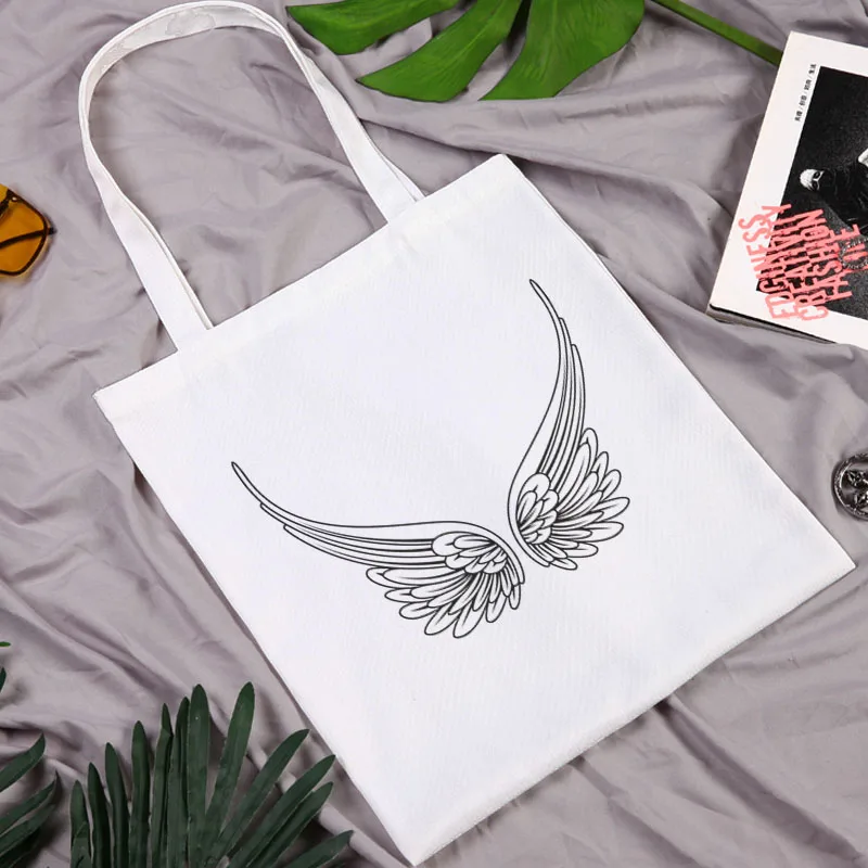 

Магазин крыльев, кавайная сумка, холщовые сумки 2021, женские брендовые сумки на плечо со стандартным органайзером, сумки для багажа