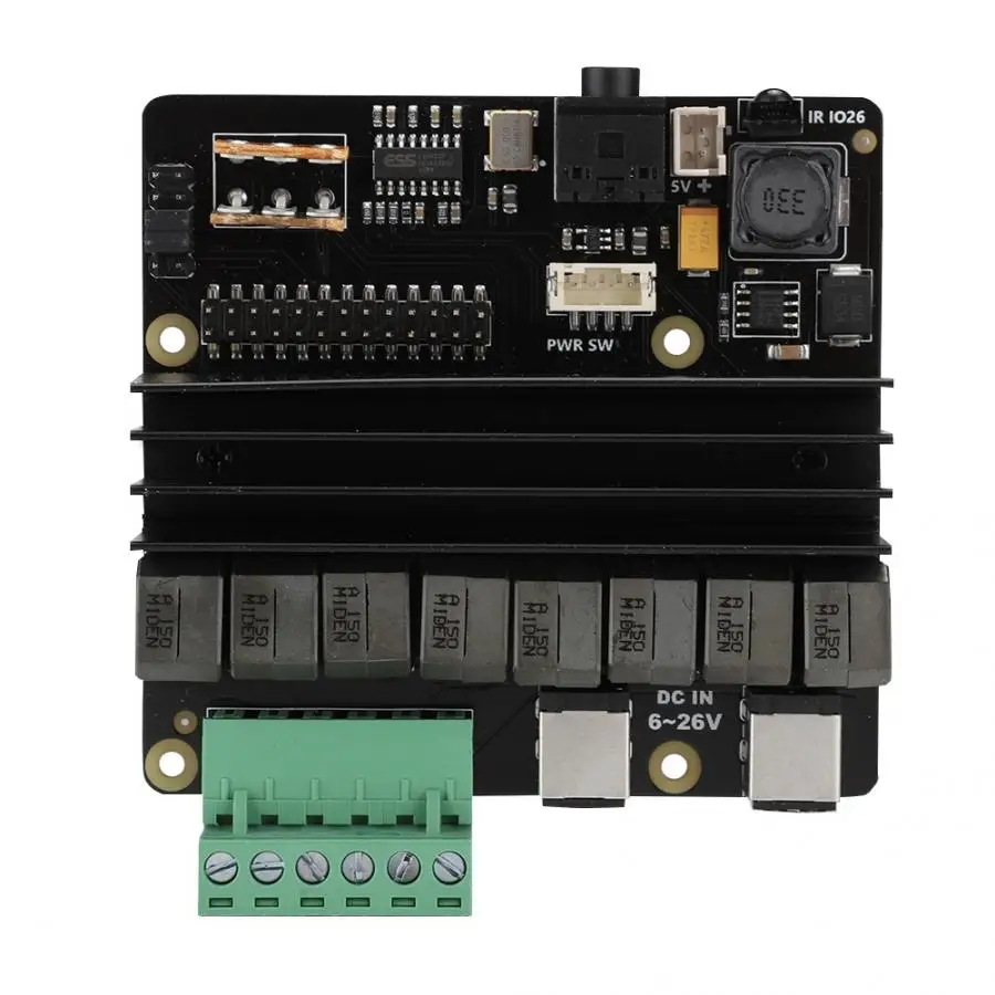 Стерео аудио Плата расширения HIFI DAC класса D усилитель звука для Raspberry Pi 4 Модель B/3B+/3B аудио Плата