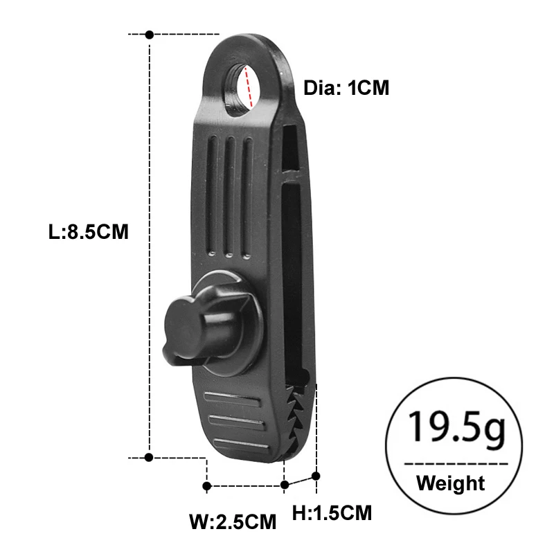 

5/10PCS Tent Clip Camping Tent Pull Point Hook Buckle Awning Canopy Clamp Gripper Tarp Windproof Nylon Snap Clips Tent Accessory