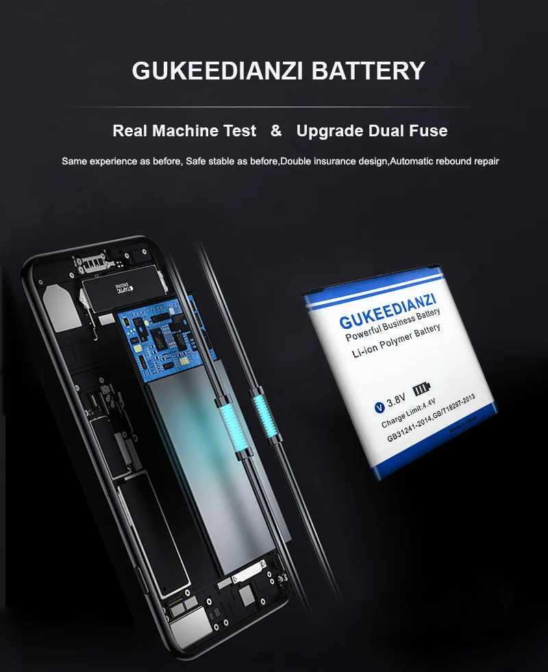 

High Capacity GUKEEDIANZI Battery 4200mAh For Samsung SM G360 G3606 G3608 G3609 G360BT G361 EB BG360CBC
