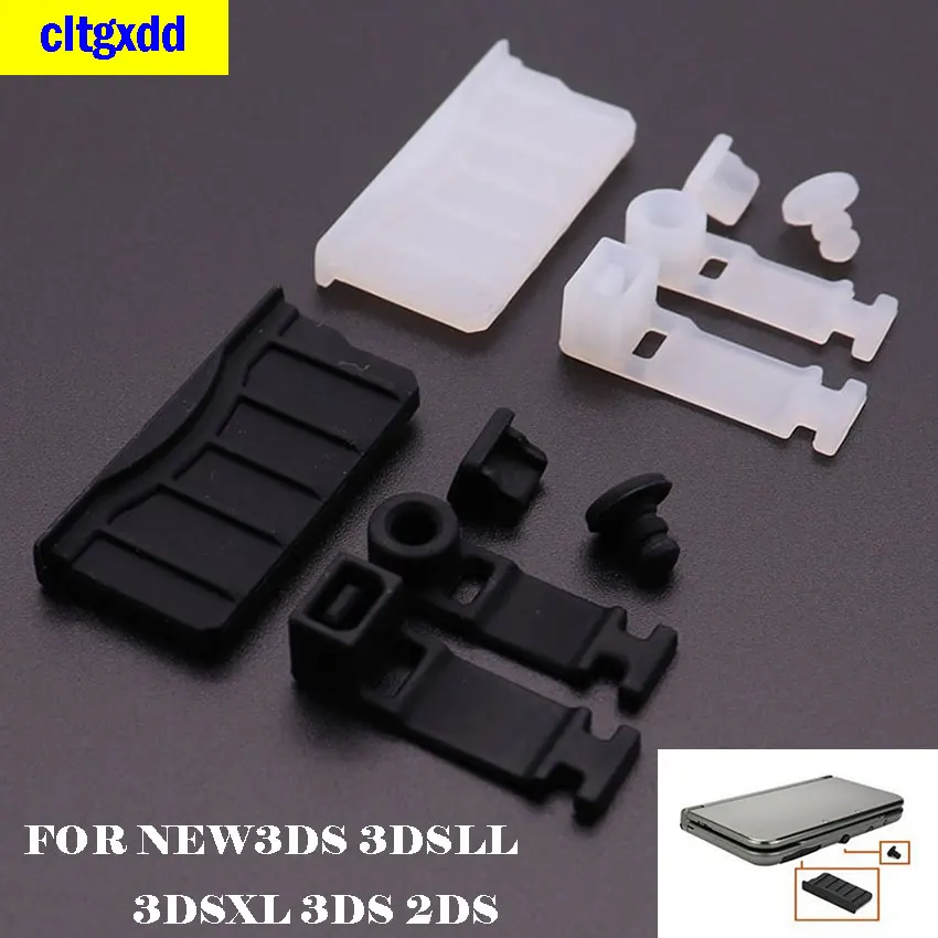 

FOR Nintendo New Products 3DS XL/LL 3DSXL 3DSLL 2DS Cover Card Slot Silicone Dust Plug Headphone Jack Silicone Card Slot Plug