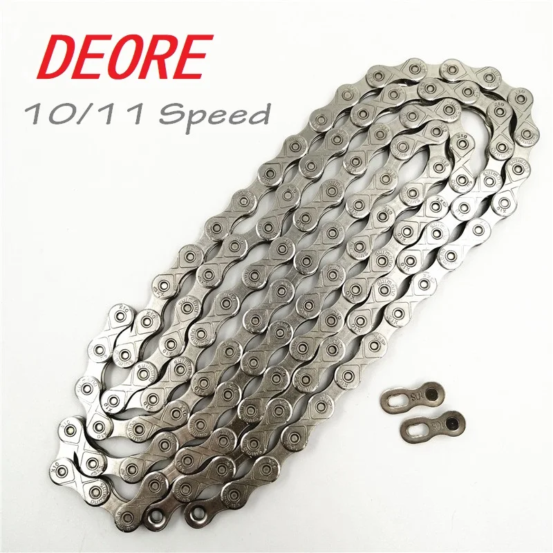 Deore X10 велосипед 10-11 скорость MTB горный велосипед цепь 116 звенья 30/33 скоростная кассета свободного хода велосипеда цепь