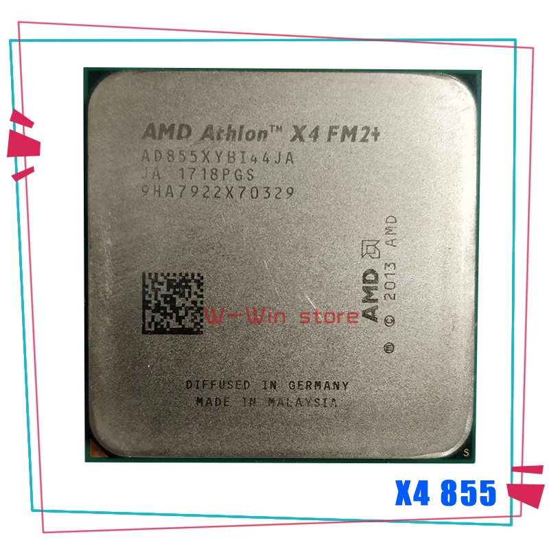 Процессор AMD Athlon X4 855 3 5 ГГц 65 Вт четырехъядерный AD855XYBI44JA разъем FM2 + | Компьютеры и