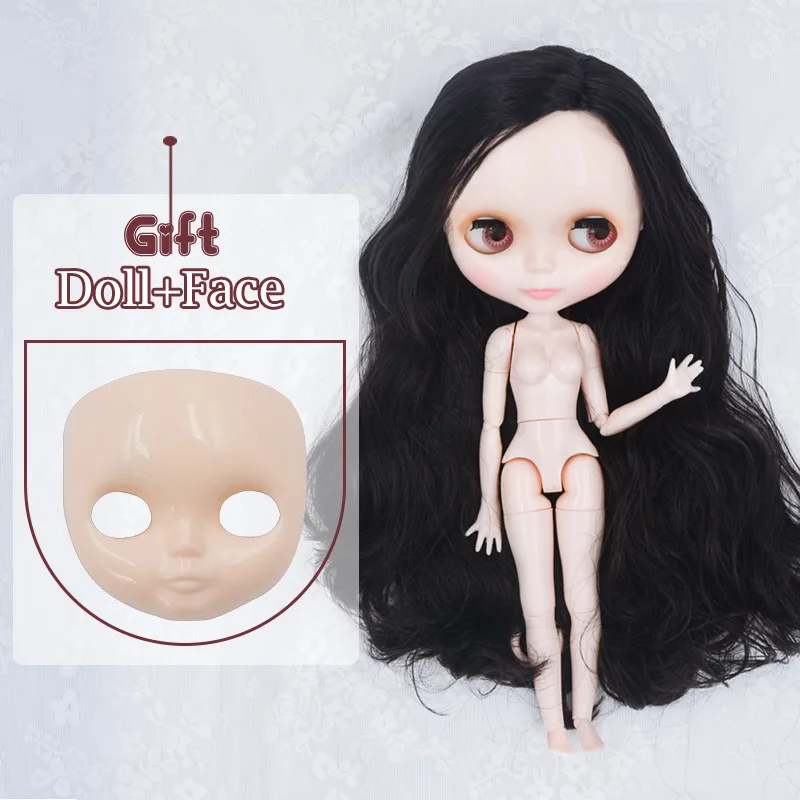 Neo Blyth кукла по индивидуальному заказу, NBL блестящее лицо, 1/6 OB24 BJD шарнирная кукла на заказ, куклы Blyth для девочки, подарок для коллекции NBL - Цвет: FNBL19