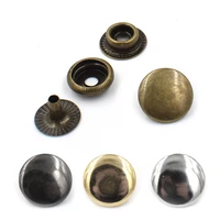 50sets metal snapst5 t8 belt buckle buttons silvergoldenblackbronze metal snap fastener sewing repair clothing accessories
