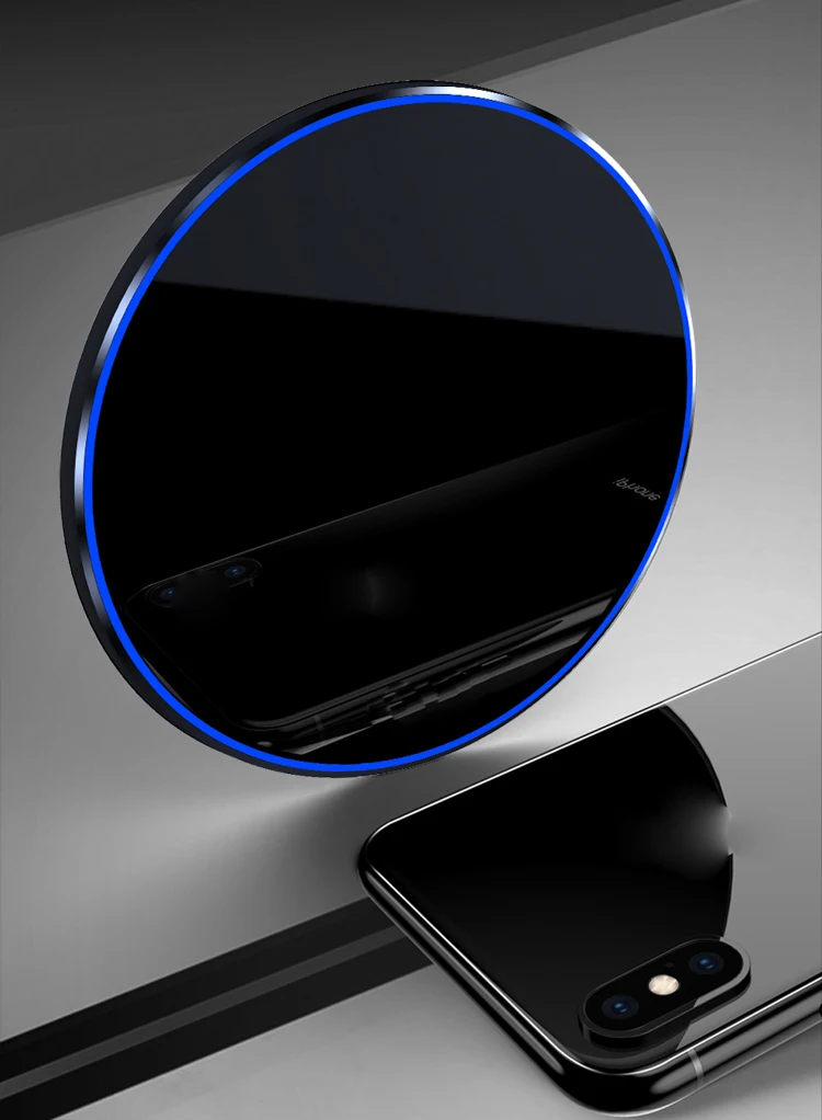 Зеркальное Беспроводное зарядное устройство для Doogee V10 V20 S98 15 Вт быстрая зарядка