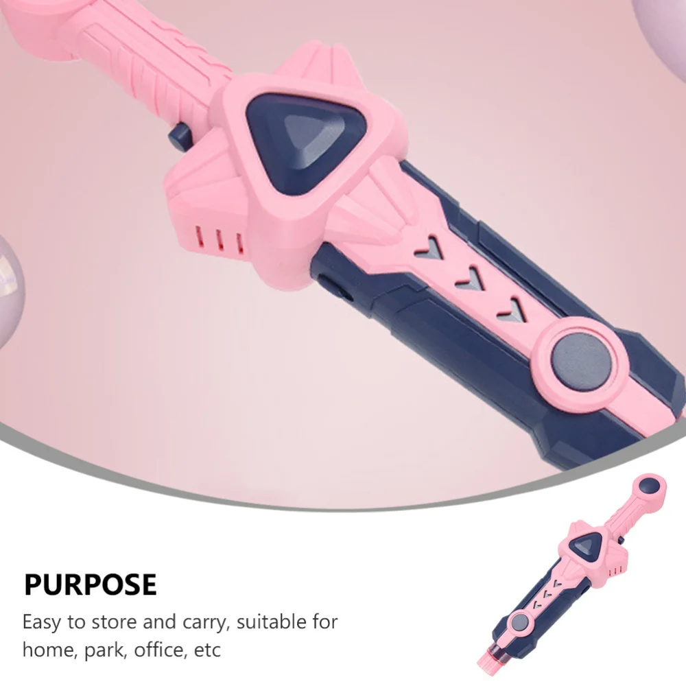 

1 Set Smog Bubble Blower Bubble Wand Heart Stick Bubble Machine Kid