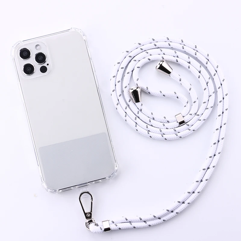 

Strap Cord Chain Phone Tape Necklace Lanyard Mobile Shockproof Phone Case for Carry Cover Case Hang iPhone 14 14Pro 14Plus 13Pro