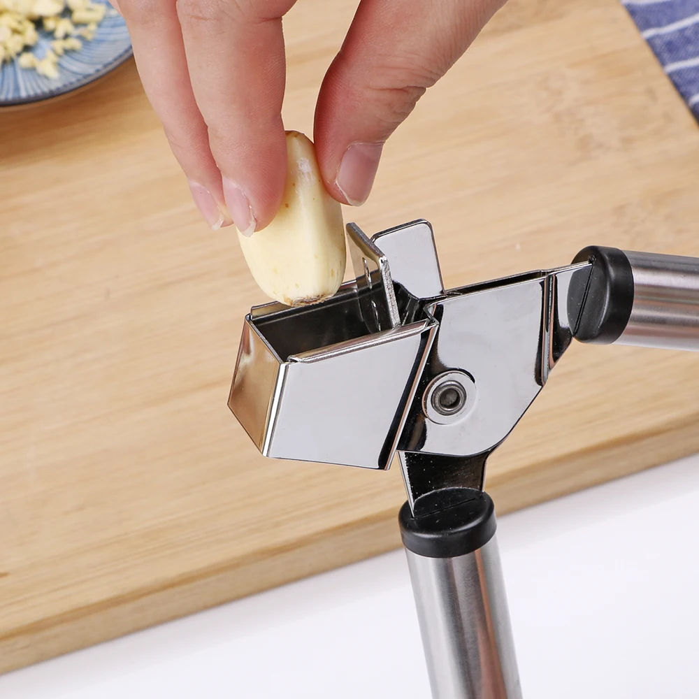 

HILIFE Ginger Presser Slicer Masher Kitchen Tools Stainless Steel Easy To Clean Detachable Manual Quick Garlic Garlic Press
