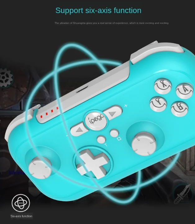 

Bluetooth Wireless Controller For Nintendo Switch With Dual Shock Vibaration For Switch IPEGA PG-SW021
