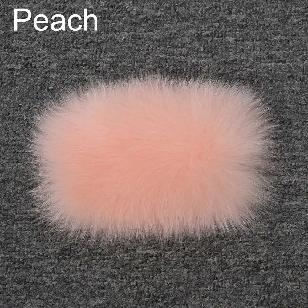 Peach JKKFURS Новое поступление женские жилеты из натурального Лисьего меха высокого качества женские модные стильные жилеты из натурального меха 3 ряда куртки S7162 - Цвет: Peach