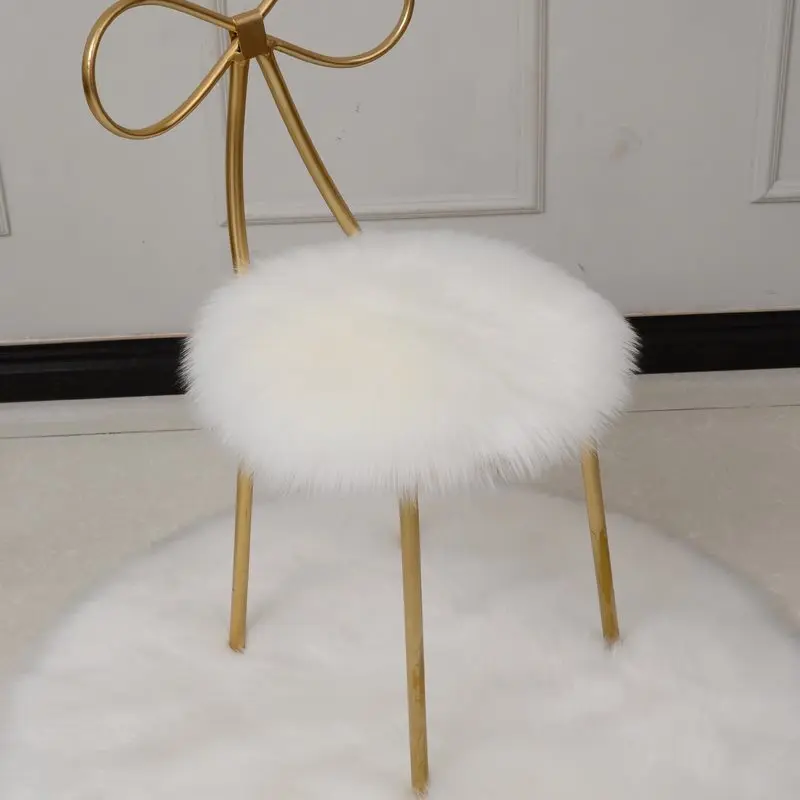 

OLIVE New Plush Cushion Chair Cushion Home Round Bedroom Living Room Office Cushion Nordic Plush Sofa Floor Cushion Carpet