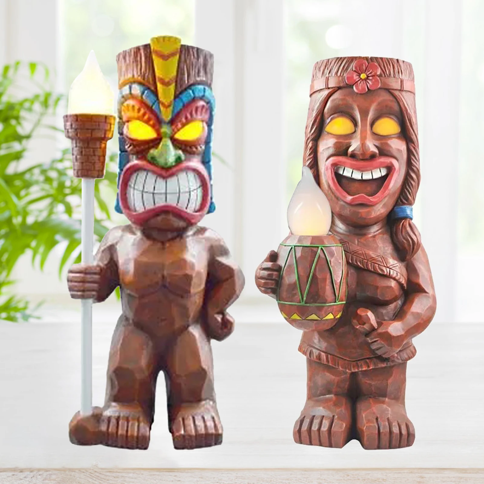 

Maya Solar Light Statue Lamp Solar Powered Illumination Ornament Gift, Outdoor Garden Porch