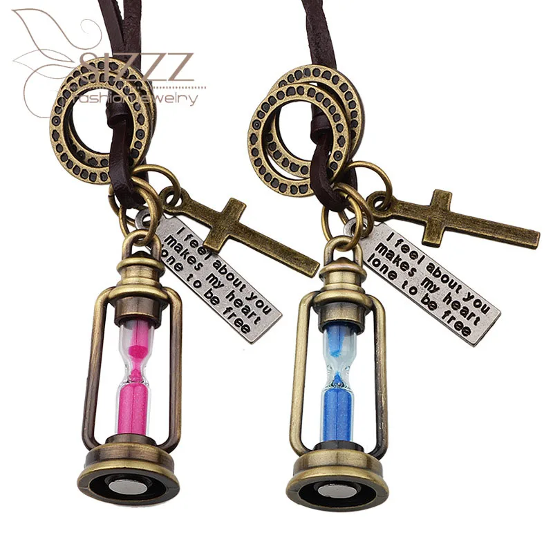 2019 Новый мини-светильник с песочными часами часы свитер цепочка кожаный