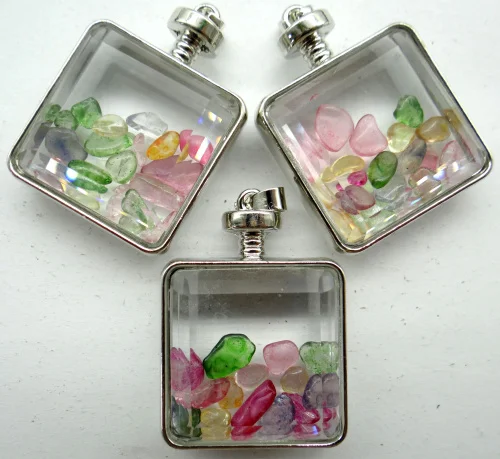 Натуральный камень опал кварцевый кристалл бирюза лазурный гравий и стеклянный