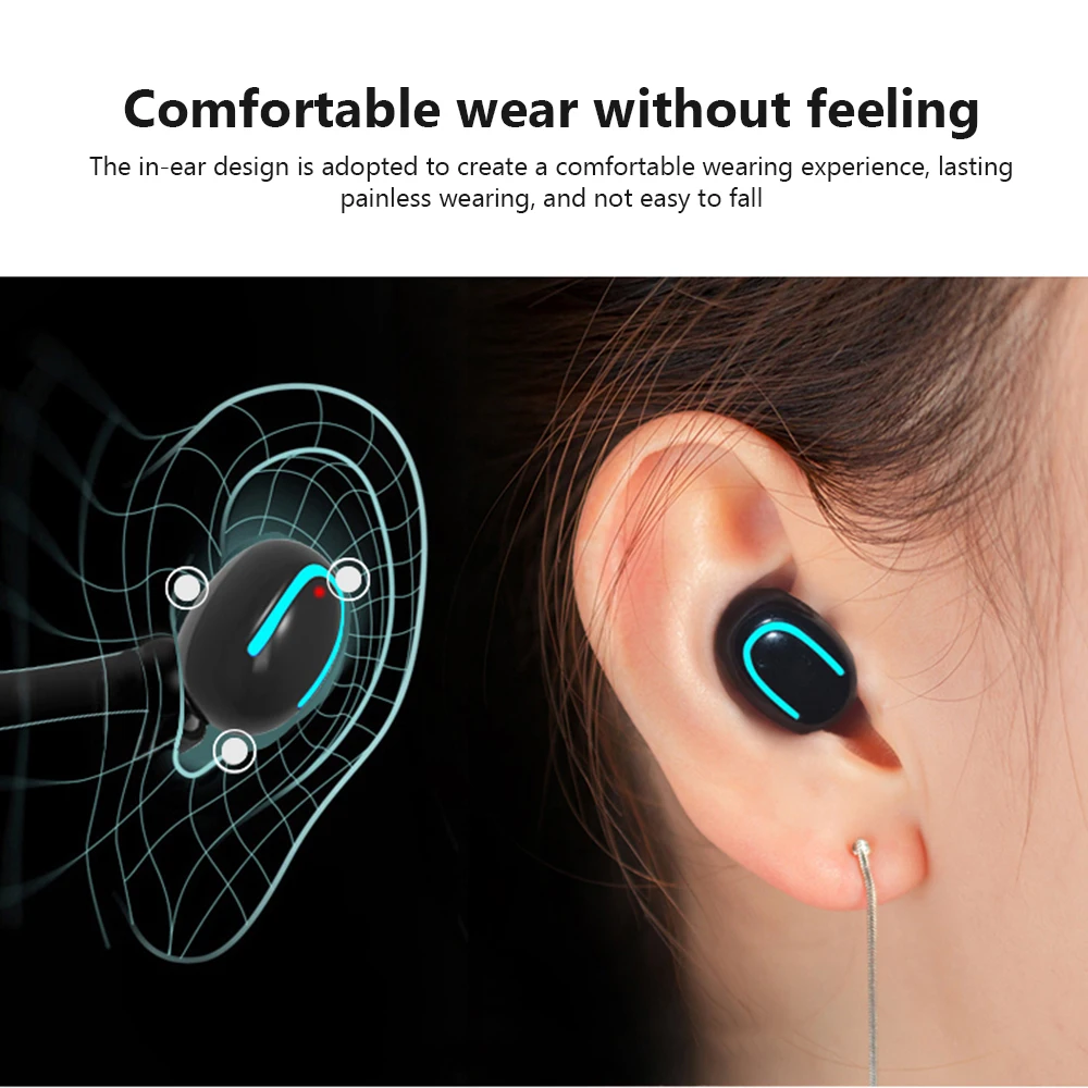 Bluetooth 5 0 наушники беспроводные Handsfree Спортивная игровая гарнитура телефон |