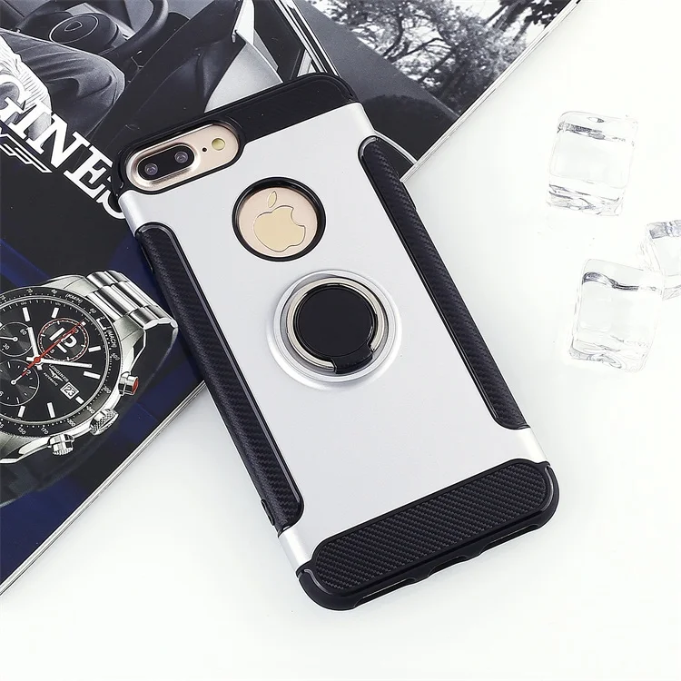 silver LSDI для iphone 11 pro max чехол для iphone 6 6s 7 8 plus 5 5S se Броня TPU+ PC дизайн отверстия с логотипом крышка для Alcatel Idol x xr xs max - Цвет: silver