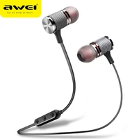 awei t12 wireless sport bluetooth compatible earphones portable neckband earbuds 6d stereo sound compatible with all smart phone