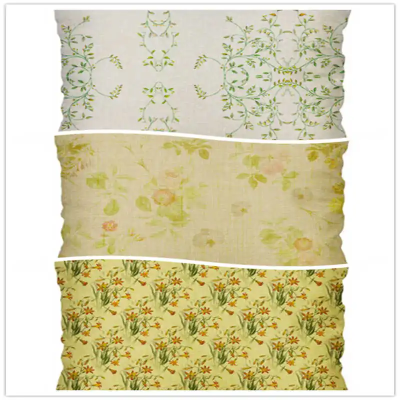 18 дюймов квадратная ретро Цветочная наволочка из хлопка и льна для дивана