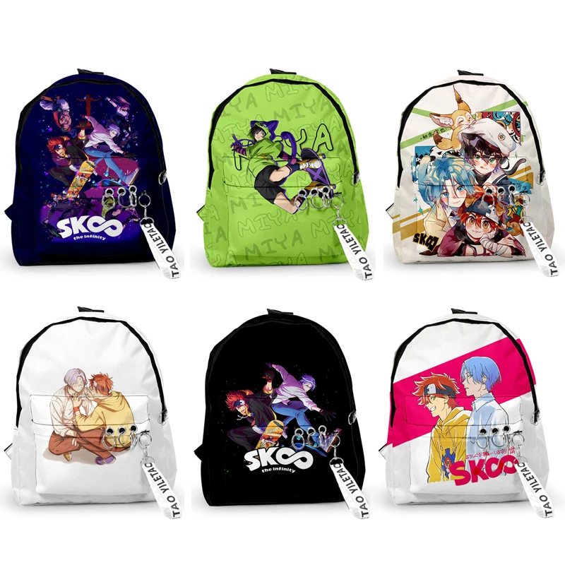 

Anime SK8 The Infinity Backpack Canvas Bag Langa Hasegawa Printing School Bags Girls Travel Notebook Mochila Bag Feminina Boy