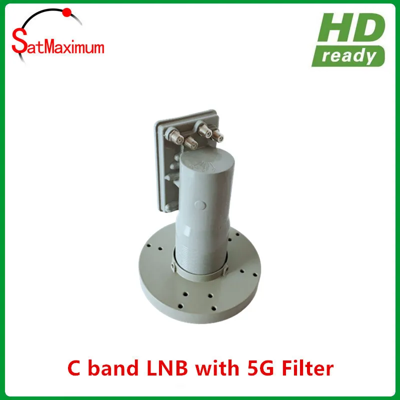 С высоким коэффициентом усиления C band LNB с 5G фильтр Quad выход для C-band спутниковая