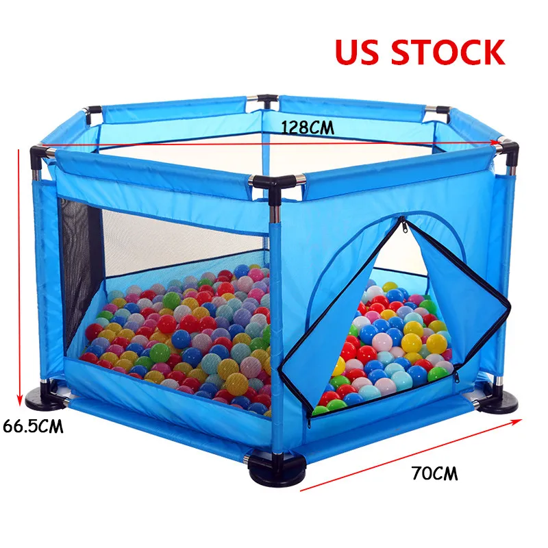 

Baby Playpen Portable Fencing For Children Folding Safety Fence Barriers For Ball Pool Child Travel Ball Pit Pool Kids Tent