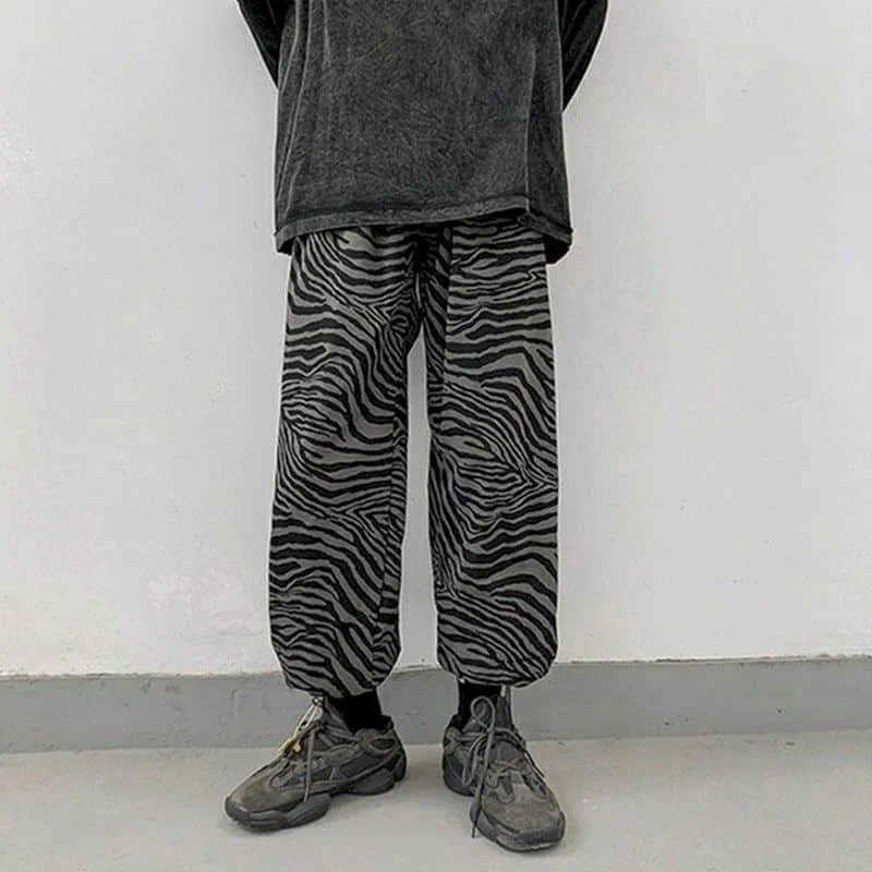 

Casual Pants Men 's 2021 Youth Spring and Autumn Korean Style Loose Ankle-Length Pants Casual Hip Hop Trousers